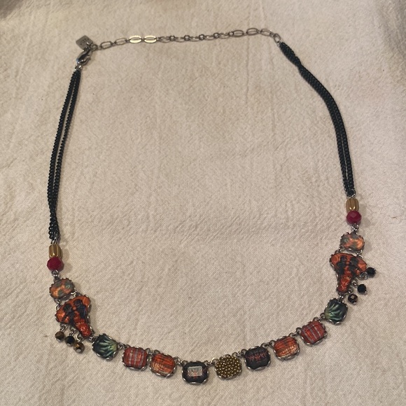 AYALABAR One of a Kind mosaic and beaded necklace🌺 - Picture 2 of 7